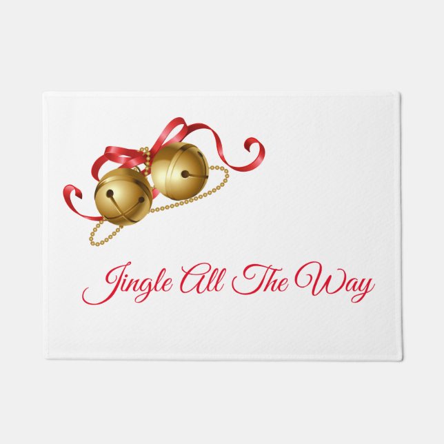 Holiday Doormat-Jingle Bells Fußmatte (Vorderseite)