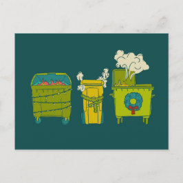 Holiday Dumpster Fire Postcard - "Sorry Postkarte