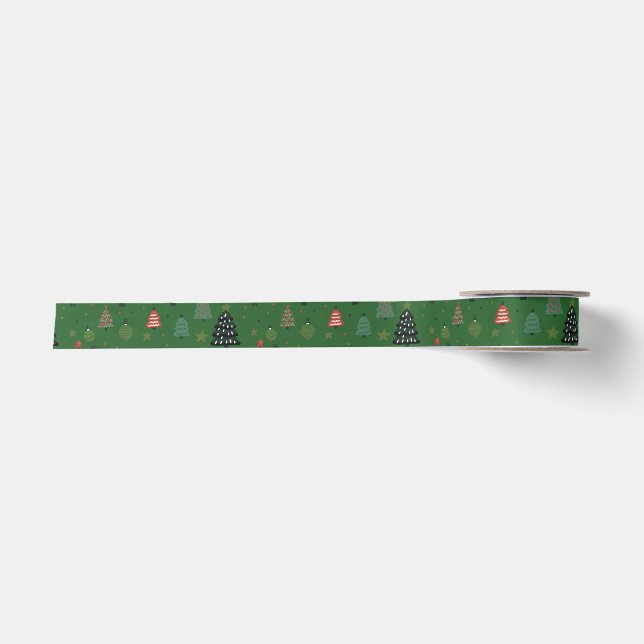 Holiday Echoes-Green Satinband (Vorderseite)