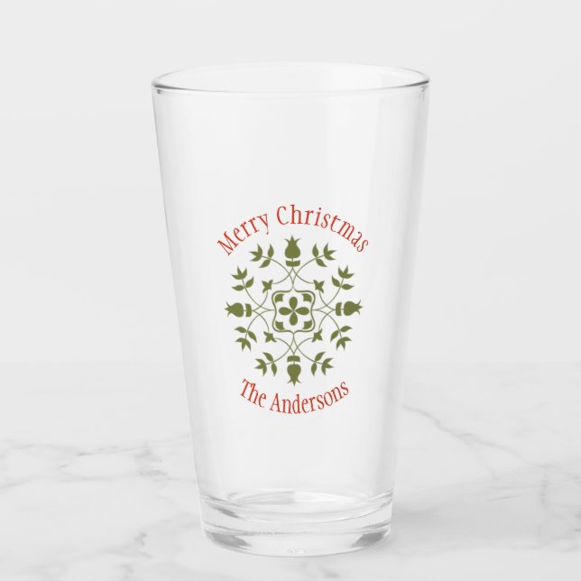 Holiday Editable Glas (Vorderseite)