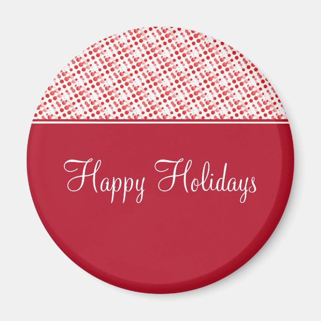Holiday Effervescence Christmas Magnet (Vorne)