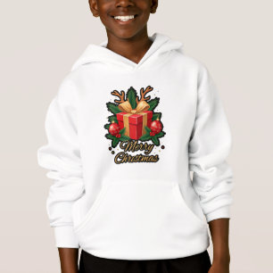 "Holiday Elegance: Geschenke, Bäume & Rentier Deli Hoodie