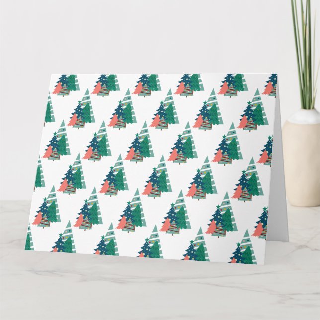 Holiday Evergreens Design Karte (Vorderseite)