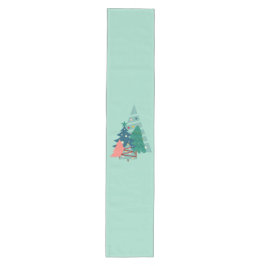 Holiday Evergreens Design Mittelgroßer Tischläufer