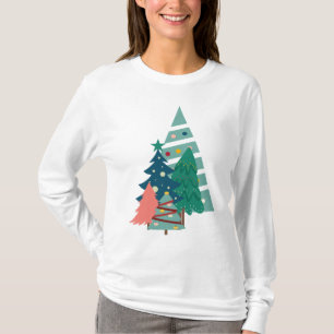 Holiday Evergreens Design T-Shirt