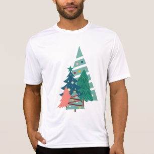Holiday Evergreens Design T-Shirt