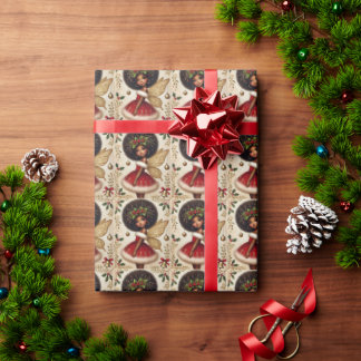 Holiday Fairy of Joy Wrapping Paper Geschenkpapier