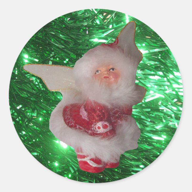 Holiday Fairy Round Stickers (Vorderseite)