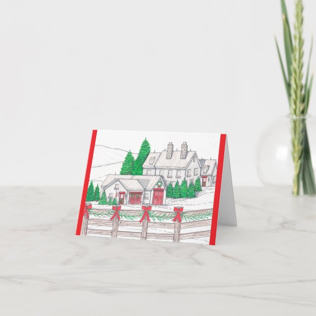 Holiday Farmette Card Karte (Vorderseite)
