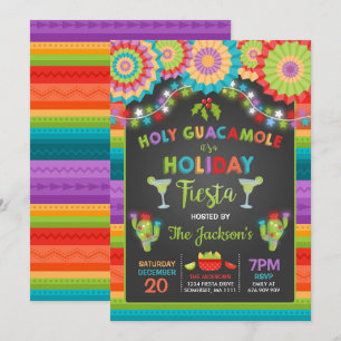 Holiday Fiesta Party Einladung Heilige Guacamole P