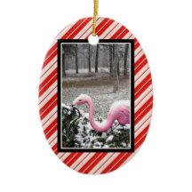 Holiday Flamingo Ornament