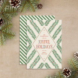 Holiday Foliage Quadrant Feiertagskarte