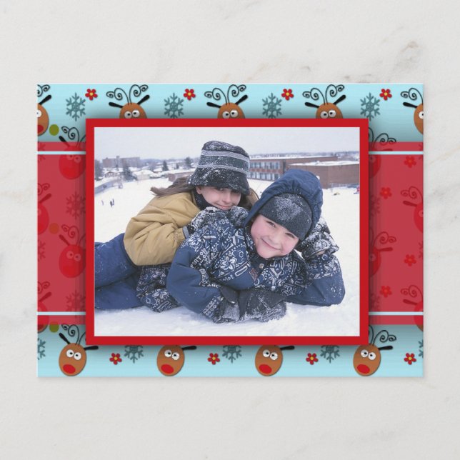 Holiday Foto Postkarte (Vorderseite)