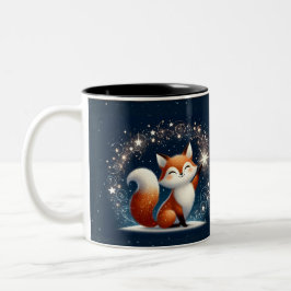 Holiday Fox Charm Mug Zweifarbige Tasse