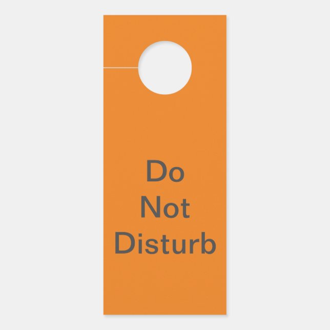 Holiday, Funny & Hotel Door Hangers — Print Custom Türanhänger (Vorderseite)