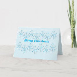 Holiday G Card : Schneeflocken Weihnachten