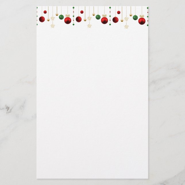Holiday Garland Briefpapier (Vorderseite)