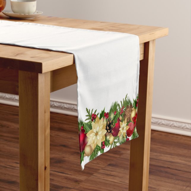 Holiday Garland Table Runner Mittelgroßer Tischläufer (Beispiel)