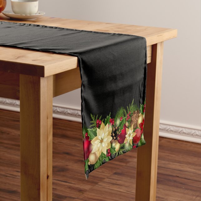 Holiday Garland Table Runner Mittelgroßer Tischläufer (Beispiel)