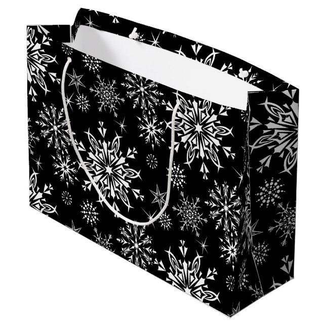 Holiday Gift Bag Große Geschenktüte (Rückseite Schrägansicht)