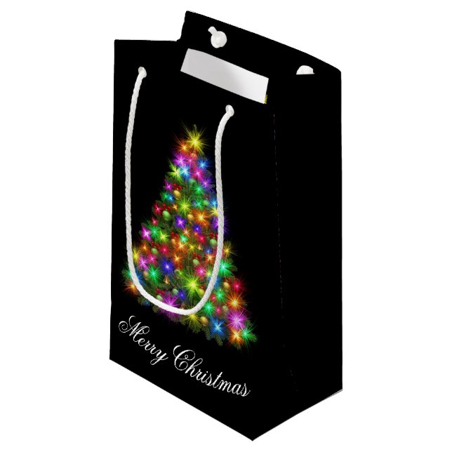 Holiday Gift Bag Kleine Geschenktüte (Vorderseite Schrägansicht)