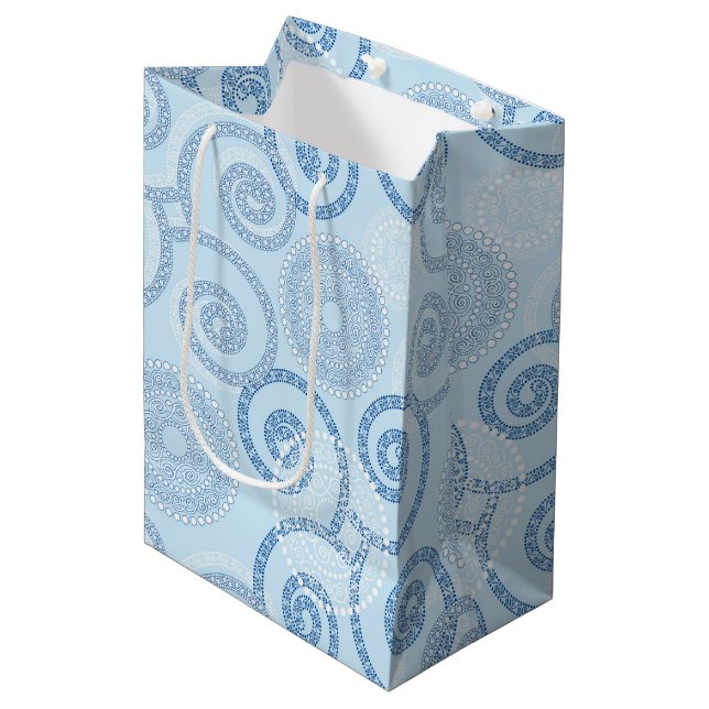 Holiday Gift Bag Mittlere Geschenktüte (Vorderseite Schrägansicht)