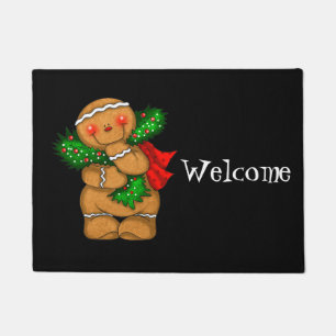 Holiday Gingerbread Man Doormat Fußmatte