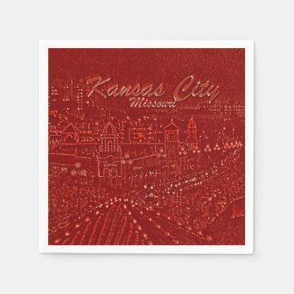 Holiday Glow Collection - Kansas City, Missouri Serviette