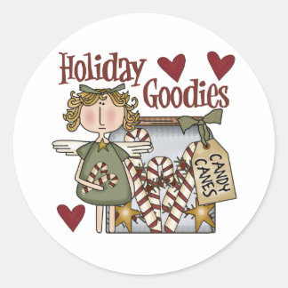 Holiday Goodies Weihnachtskleber Runder Aufkleber