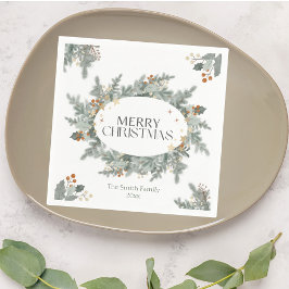 Holiday Greenerity Weihnachts-Party Serviette