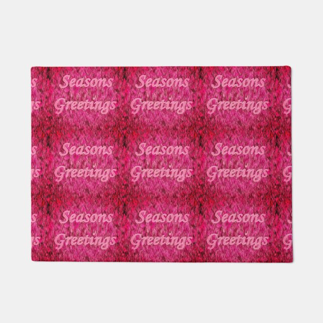 Holiday Greetings Fußmatte (Vorderseite)