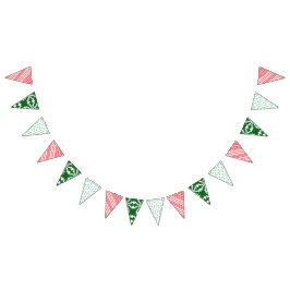 Holiday Hodgepodge Triangle Bunting Banner