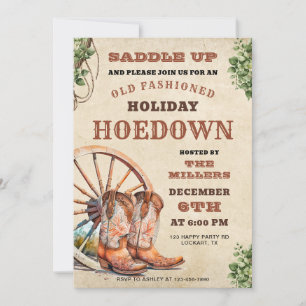 Holiday Hoedown, Invitation de l'Ouest, Christmas 