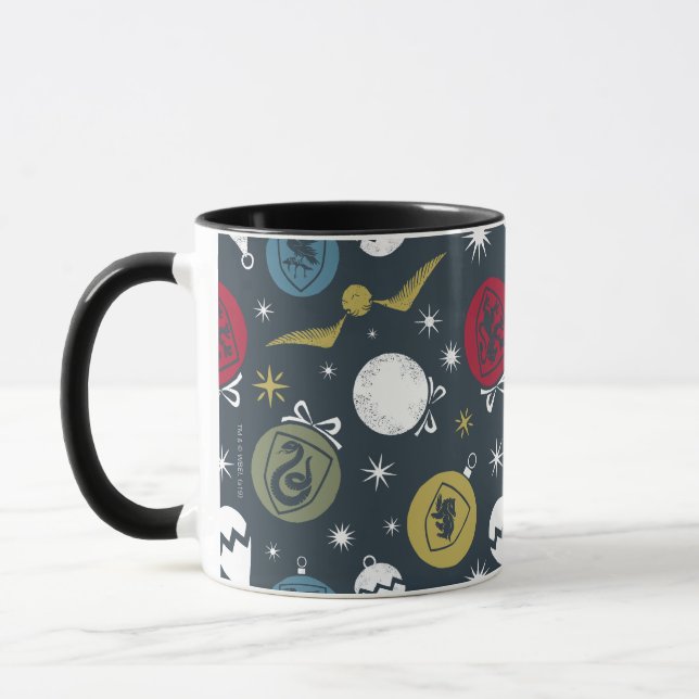 Holiday HOGWARTS™ House Bauble Muster Tasse (Links)