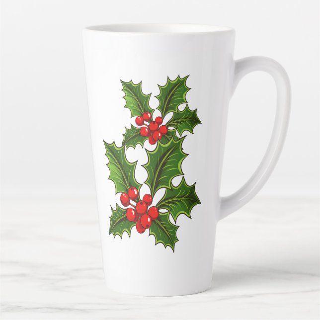 Holiday Holly Latte Tasse (Rechts)