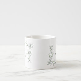 Holiday Holly Personalized Mug Espressotasse