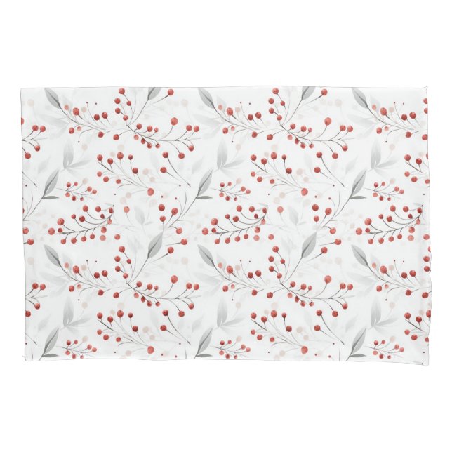 Holiday Holly Pillowcase Kissenbezug (Vorderseite)