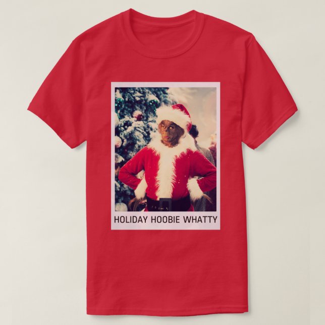 Holiday Hoobie Whatty Lightweight Sweat Gift Hallo T-Shirt (Design vorne)