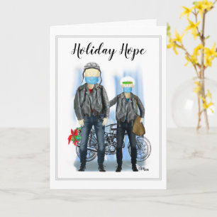 Holiday Hope - Bessere Dinge kommen Biker Couple Karte
