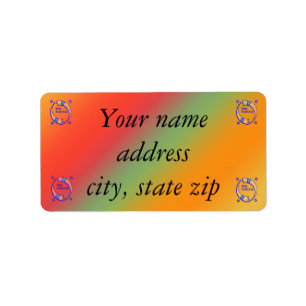 Holiday Horns - Adressaufkleber