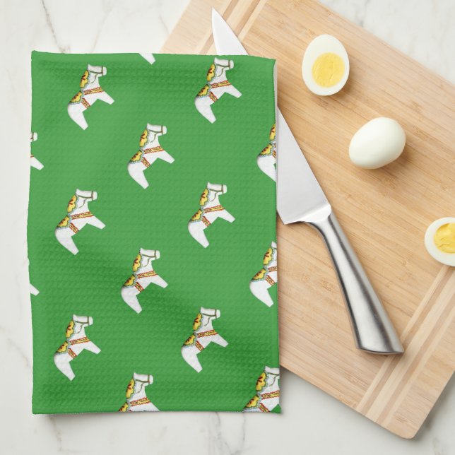 Holiday Horse Handtuch (Viertel Falte)