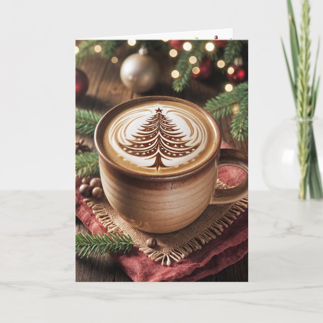 Holiday Hot Cocoa Feiertagskarte (Vorderseite)