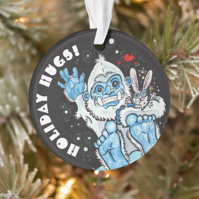 Holiday Hugs Yeti! Ornament (Baum)