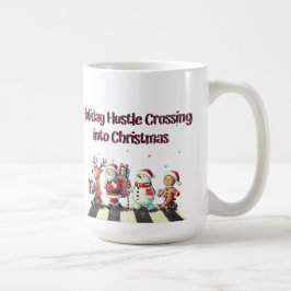 Holiday Hustle Crossing in Weihnachten Tasse