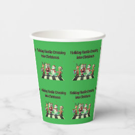 Holiday Hustle Crossing in Weihnachts Papier Cups Pappbecher