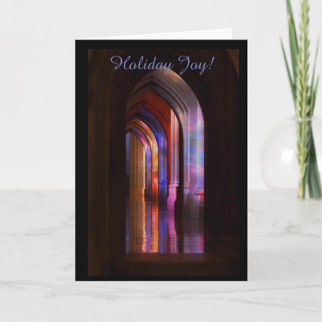 Holiday Joy Feiertagskarte (Vorderseite)