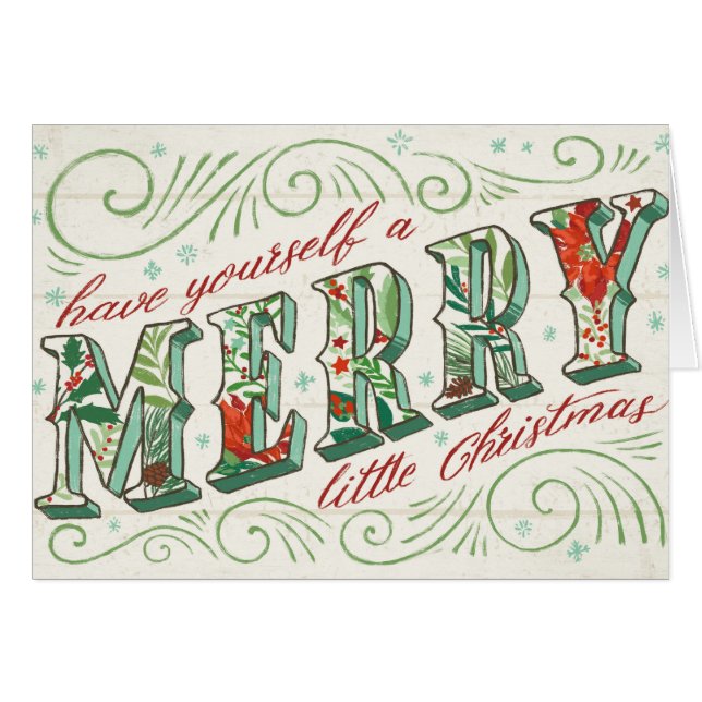 Holiday Joy | Frohe kleine Weihnachten (Vorderseite (Horizontal))