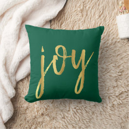 Holiday Joy | Klassisches Gold-Marker-Script auf G Kissen