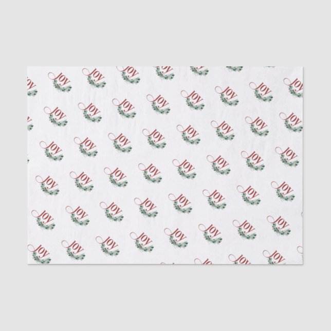 Holiday Joy Tissue Paper Seidenpapier (Vorderseite)