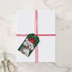 Holiday Kariert Bichon Frise Dog Lover Weihnachten Geschenkanhänger